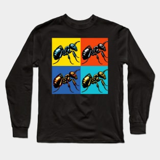 Pop Black Garden Ant Art - Cool Insect Long Sleeve T-Shirt